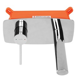 Bateria Umywalkowa Podtynkowa OVAL + Box Chrom