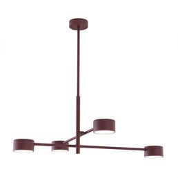 Lampa Sufitowa NATSU 4 Burgundowy