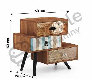 Szafka Nocna MEZO KM1 Wielobarwny