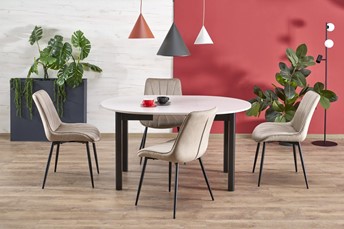 Stół Rozkładany RINGO (102-142)x102 Kaszmir/Czarny