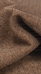 Tkanina BORG 39 Brązowy (1 mb)