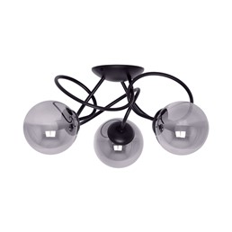 Lampa Sufitowa RUBI K-5116 Czarny/Grafitowy