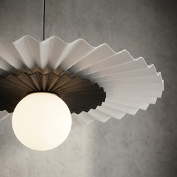 Lampa Wisząca UMBRA 1 Czarny/Biały