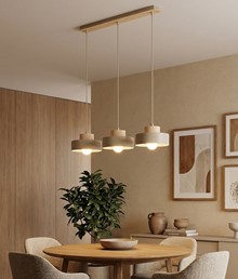 Lampa Wisząca KIVI 3 Beżowy
