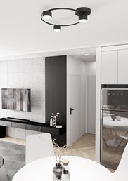 Lampa Sufitowa LUCIO 3 Czarny