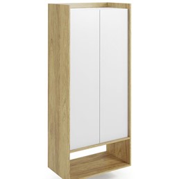 Regał MOBIUS 2D Naturalny/Biel Alpejska