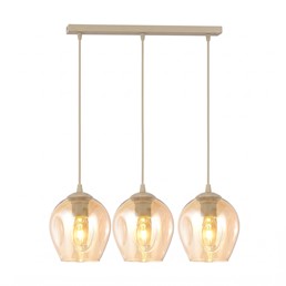 Lampa Wisząca ISTAR 3 Beżowy/Miodowy