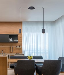 Lampa Wisząca PUERTO K-4896 Czarny