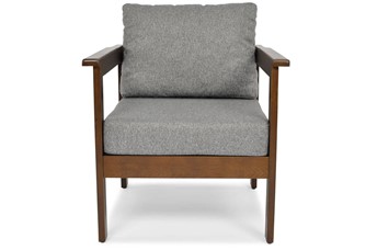 Fotel Ogrodowy BELLA Brązowy/Grafitowy