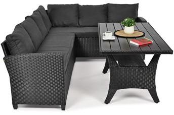 Zestaw Mebli Ogrodowych SZTOKHOLM Czarny