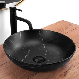 Umywalka Nablatowa FIBO MATT Czarny