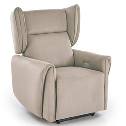 Fotel Wypoczynkowy GALETO z Funkcją Rozkładania Beżowy